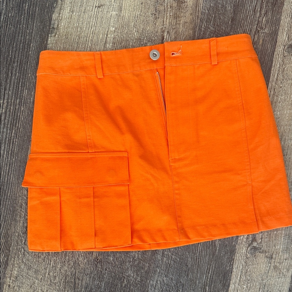 Kith Orange Skirt